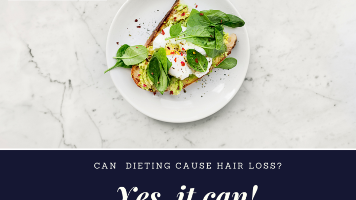 Sudden Weight loss through crash diets can cause Hair Loss